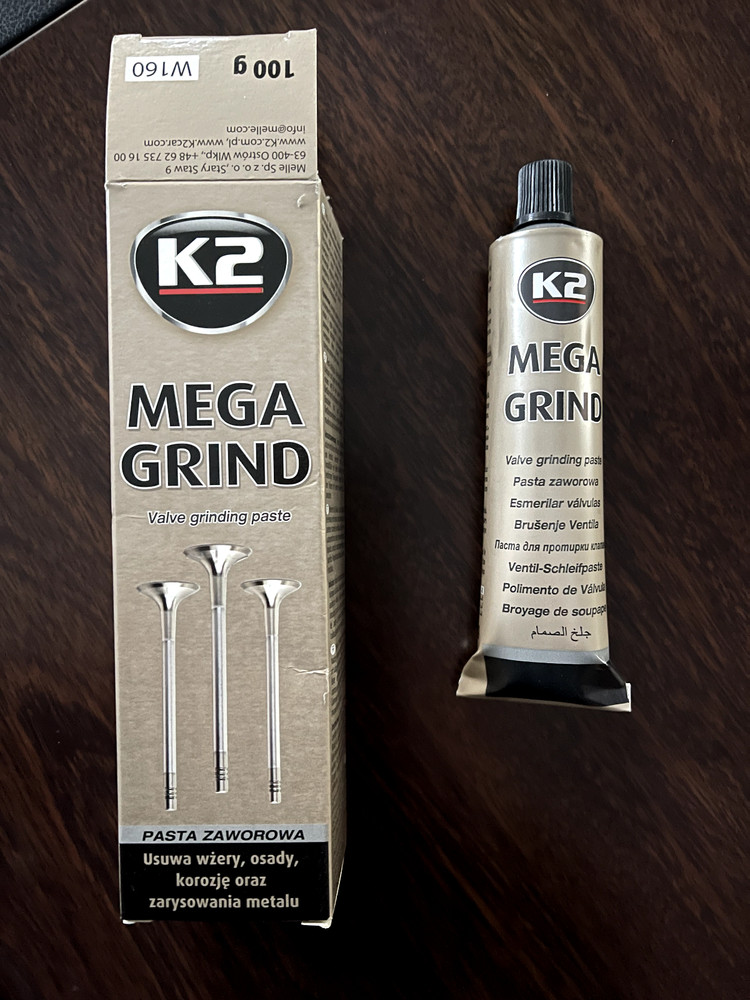 K2 Mega Grind Engine Valve Grinding Polish Lapping Paste 100g