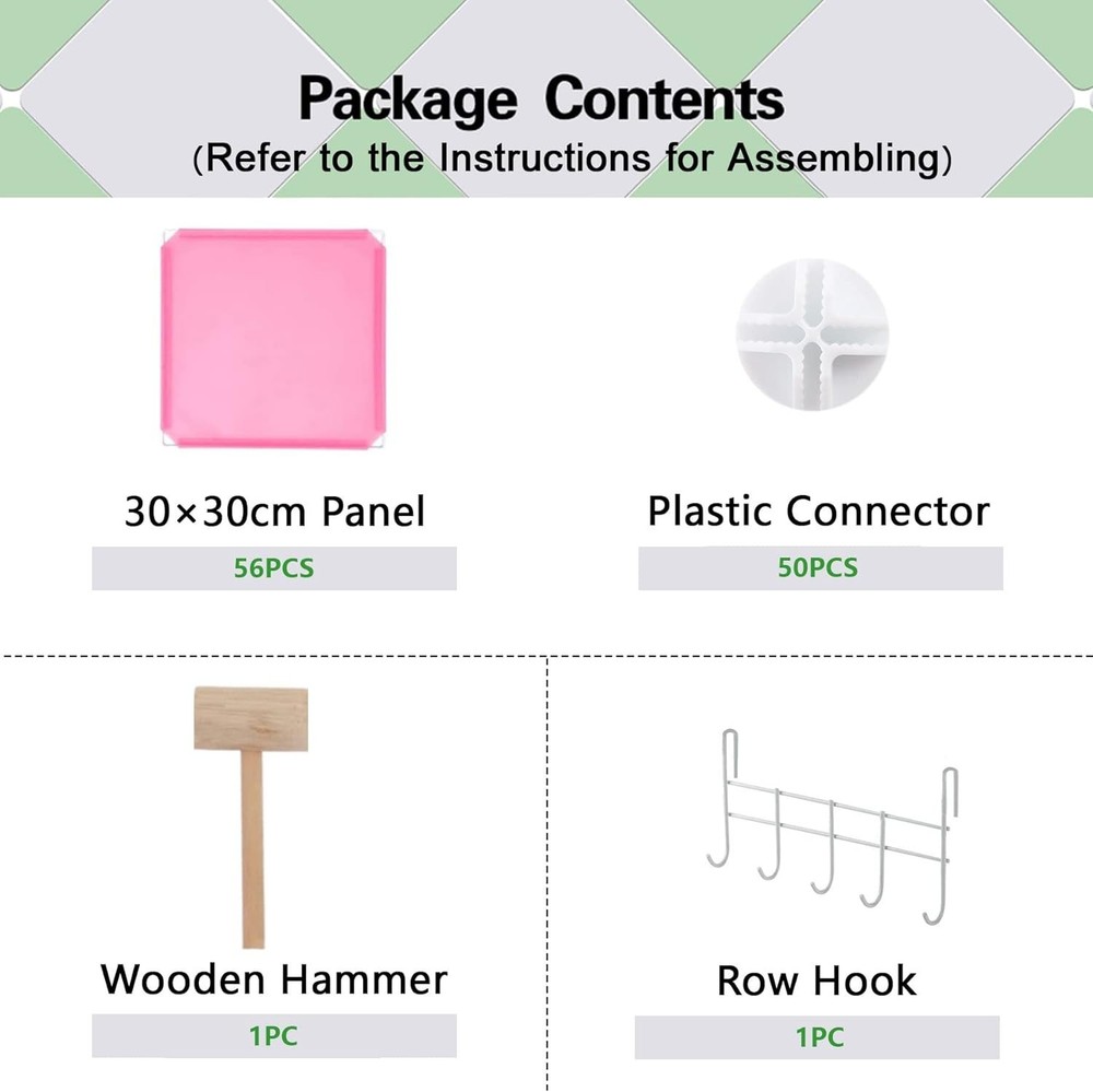 Cube Storage Organizer 16-Cube Shelves Units Plastic Storage Cubes DIY Closet