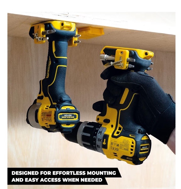 StealthMounts Tool Holder Wall Mounts & Bit Holders For Dewalt- Super Set!