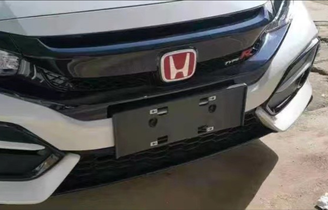 Fit For 11th Honda Civic 2022-2025 3pcs Red Steering Front Rear Badge Emblem USA