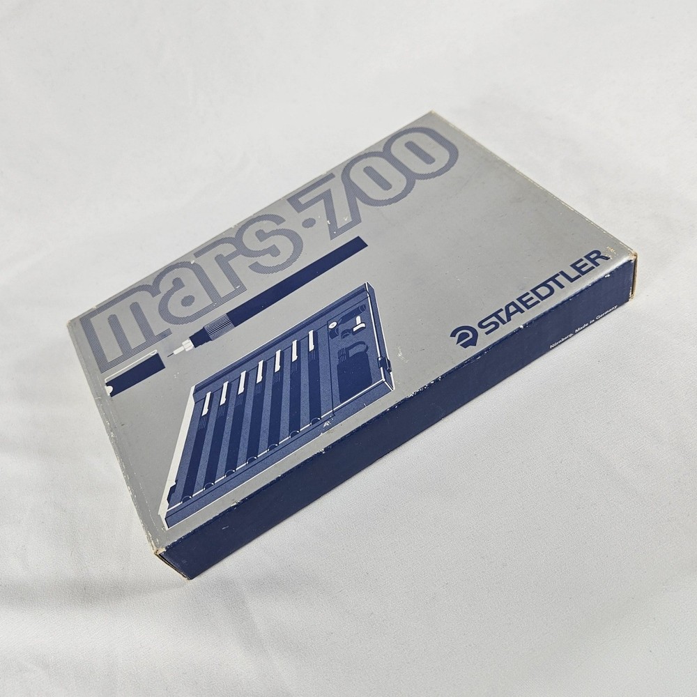 Vintage Staedtler Mars 700 Technical Pen Set 7 Sizes Drafting Germany