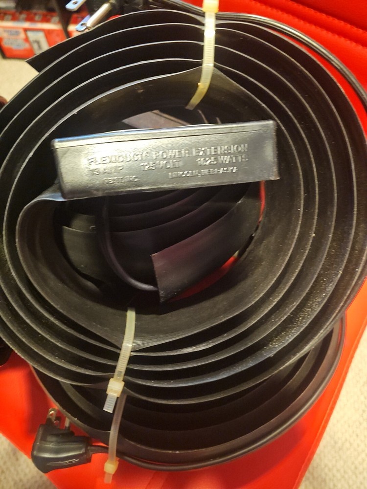 Flexiduct 8 ft. Power Lay Flat Cable Management