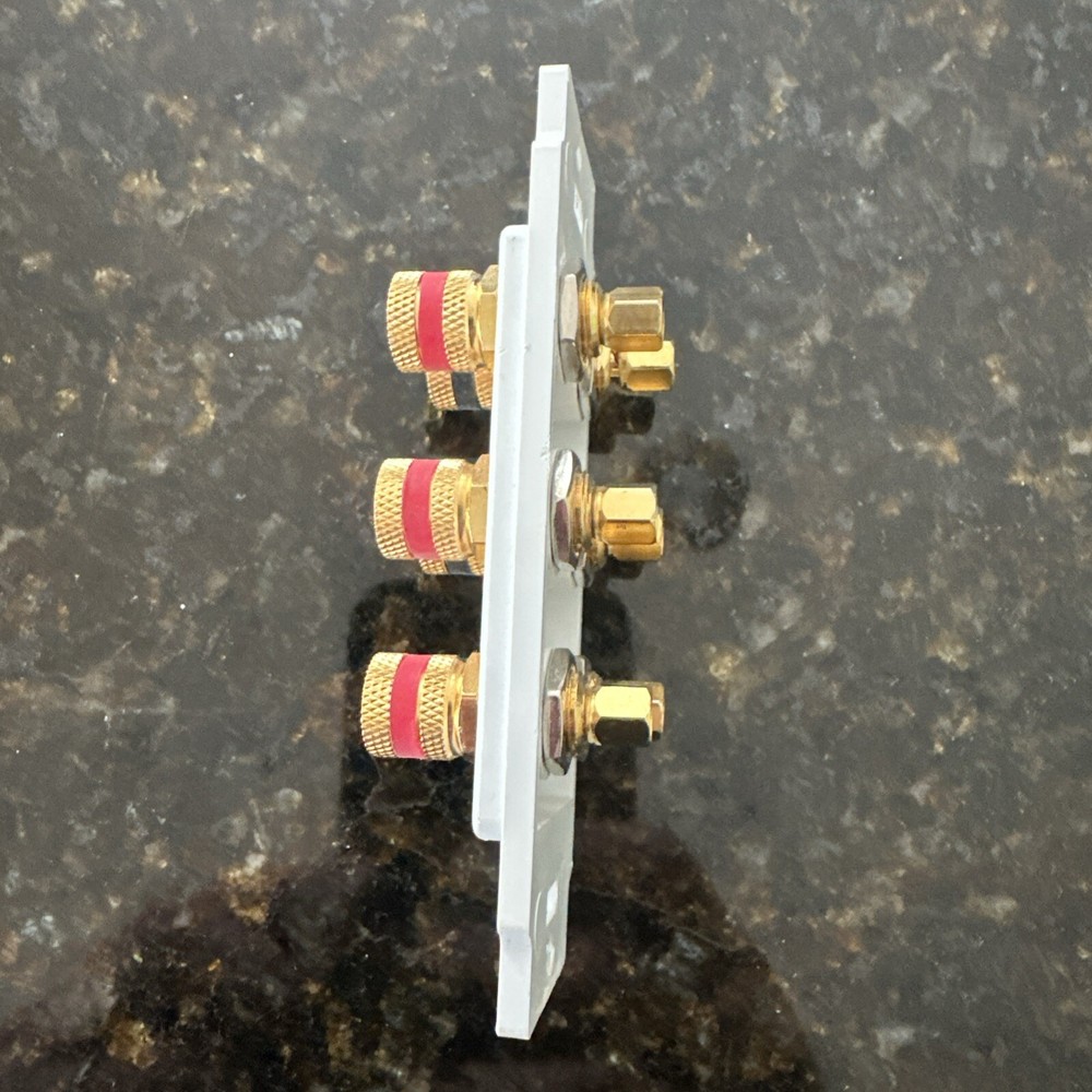 Three Speaker Wall Plate