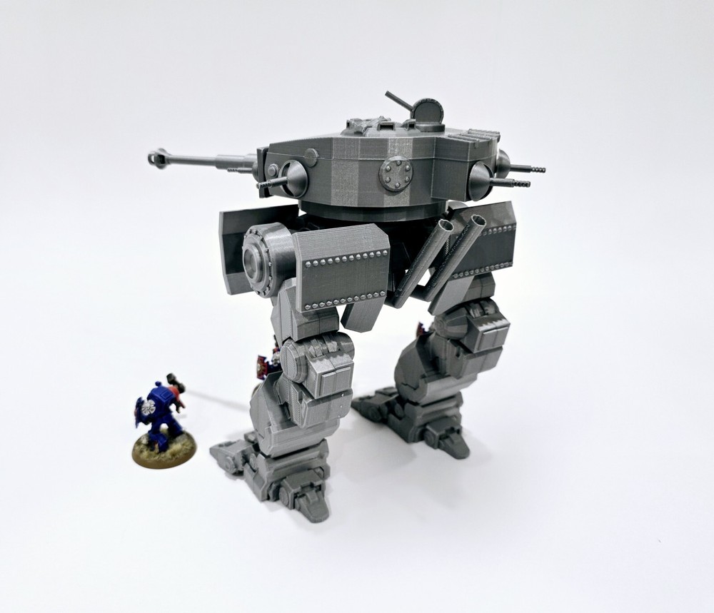 3d Printed Miniatures War Walker Titan, Dreadnought Proxy For Tabletop Wargames