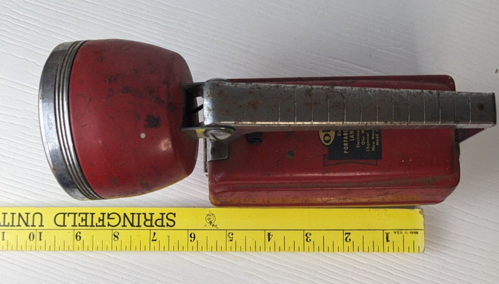 Vintage Lantern Railroad or Mining Light Olin Sealed Beam Untested