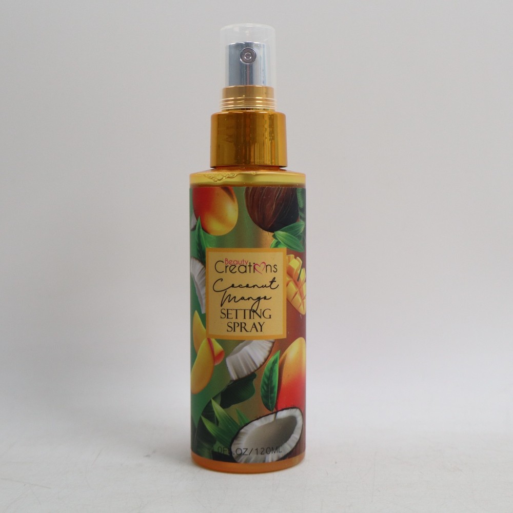 2 PACK Beauty Creations Coconut Mango Setting Spray 4 fl oz Each