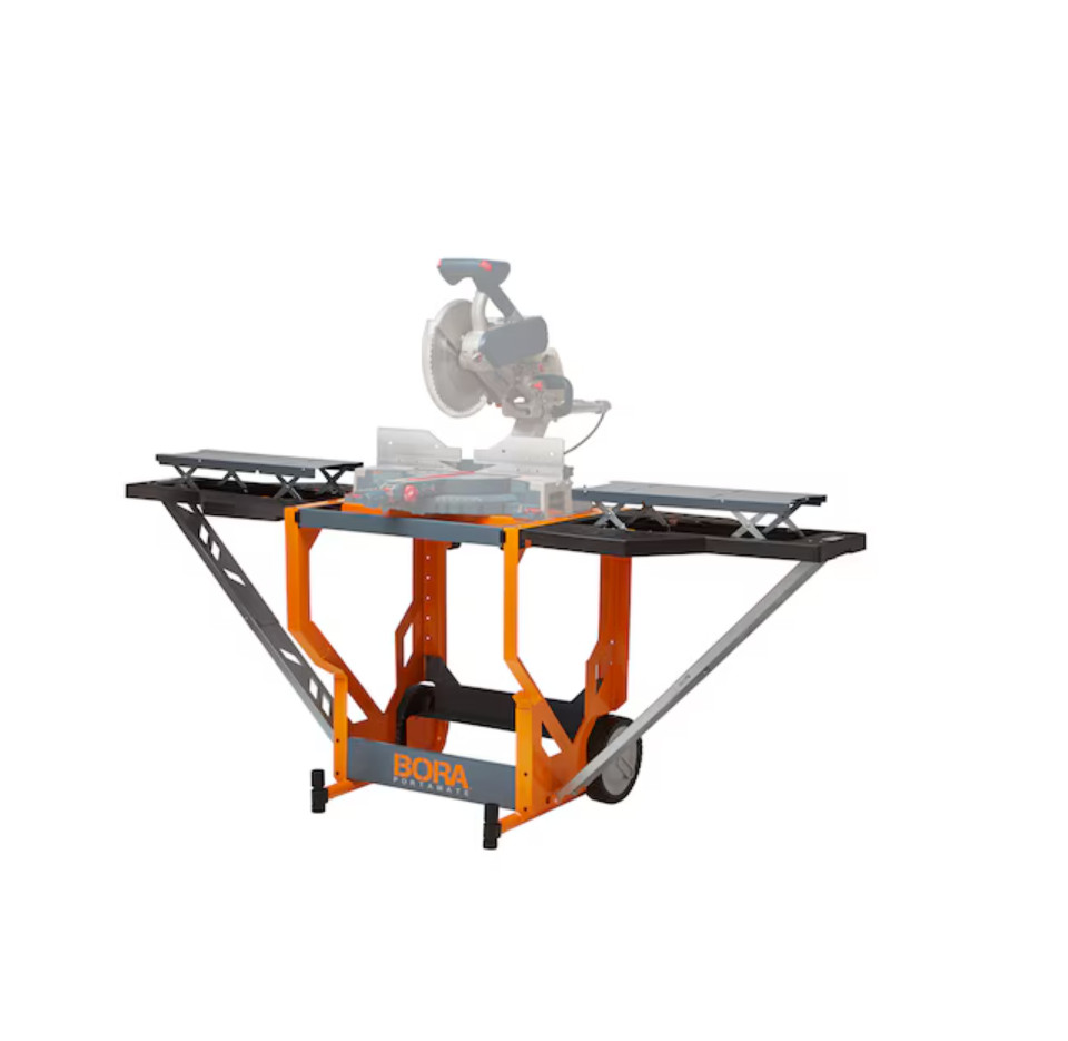 Bora Portacube STR Miter Saw Stand Steel Rolling Adjustable Free Shipping