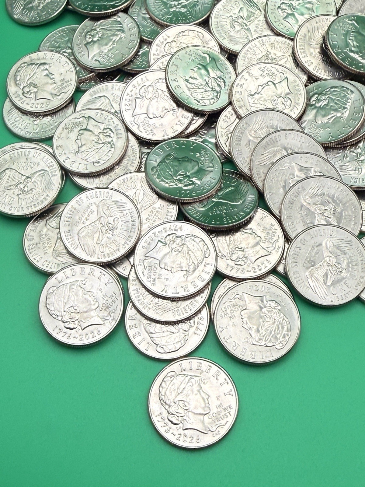 2026 P Philadelphia SemiQ Dime $5 Roll 50 Coins - IN HAND