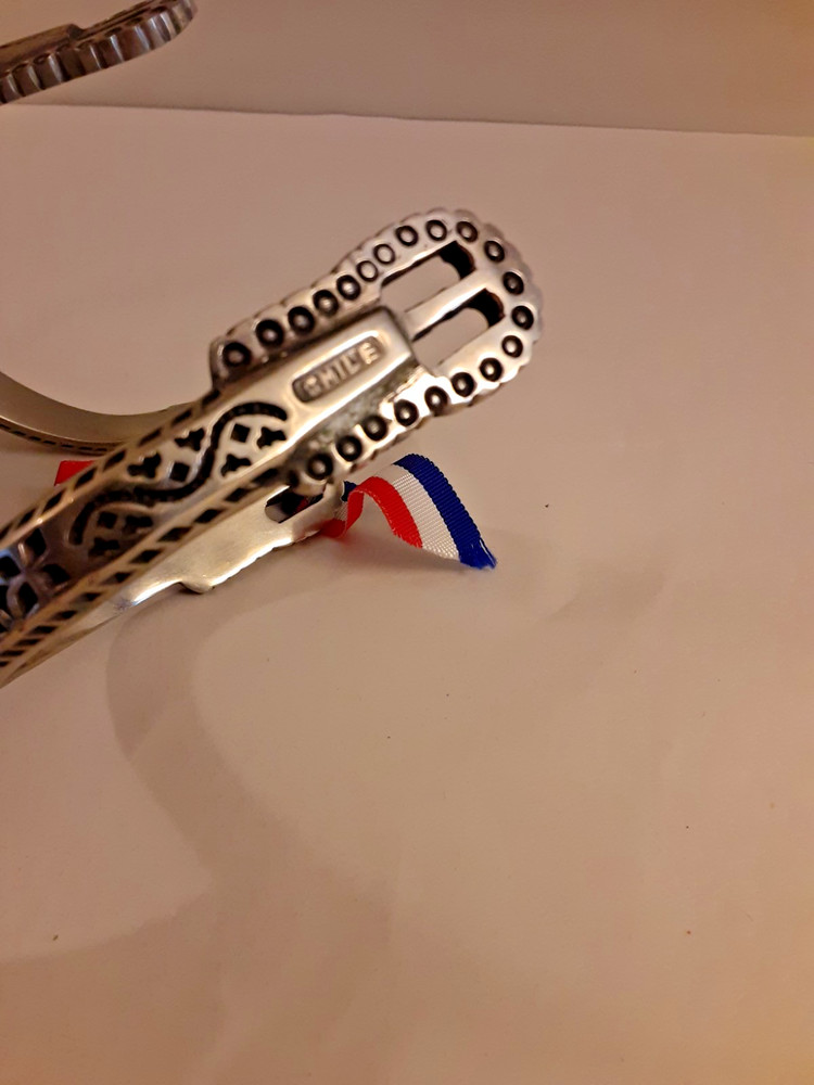 Chilean Huaso Ornate Presentation Spurs