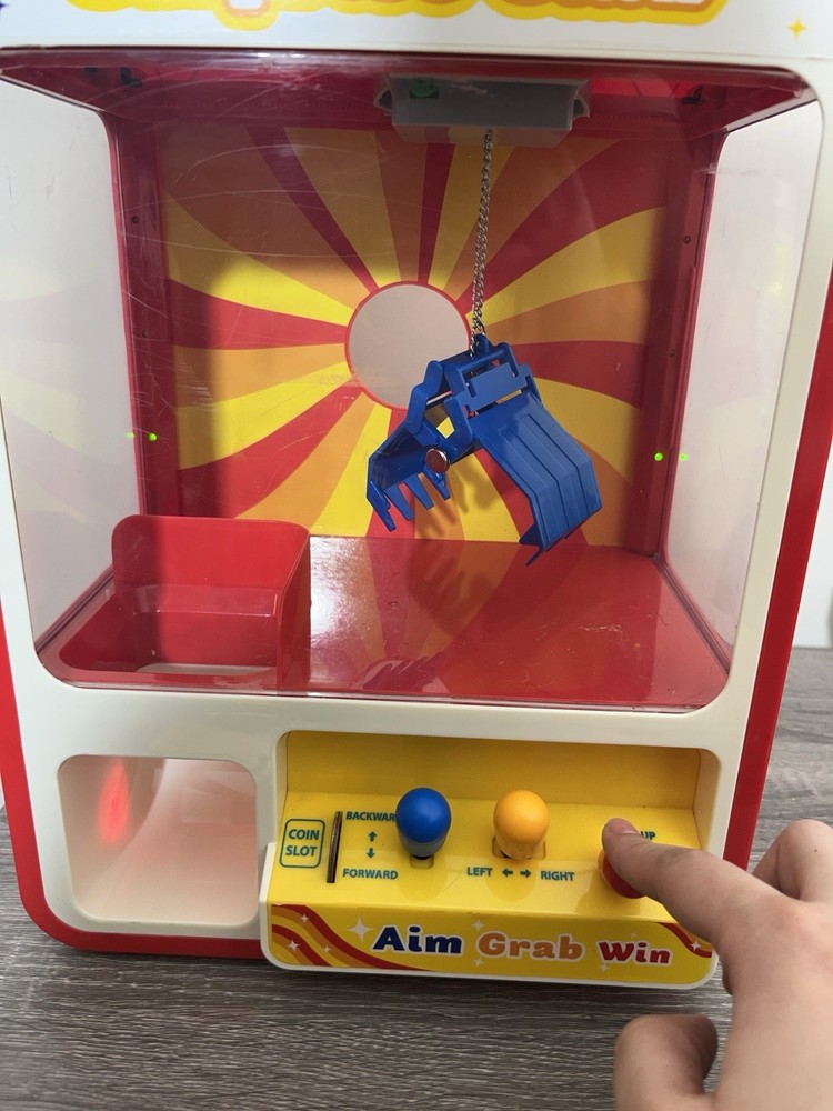 Claw Machine Arcade Toy with LED Light & Adjustable Sound,