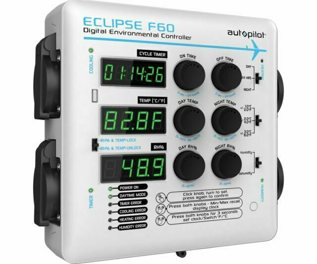 Hydrofarm APE4100 Autopilot ECLIPSE F60 Digital Environmental Controller - White