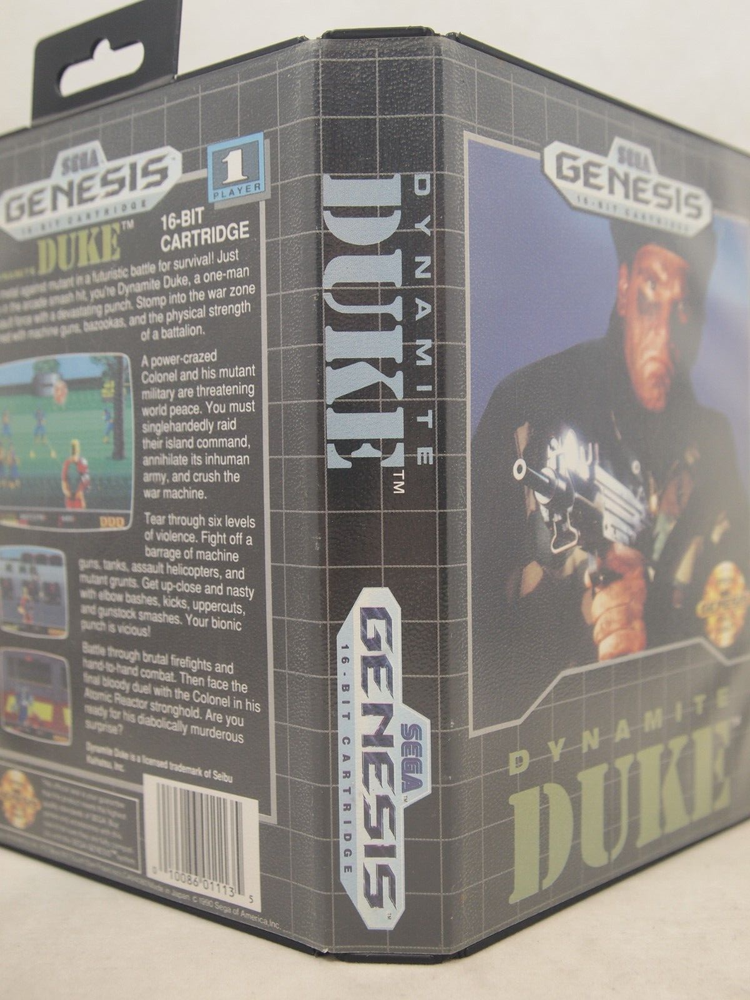 Dynamite Duke Case (SEGA Genesis) Authentic BOX ONLY