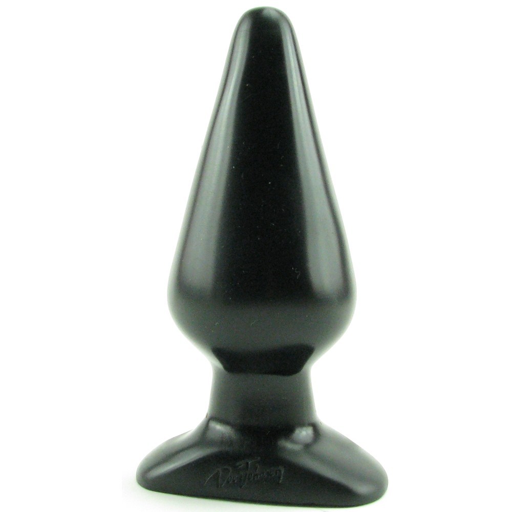 Doc Johnson Classic Butt Plug Black - Smooth Large Anal Probe