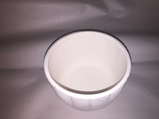 Unique Chevron Style Fusing Slump Draping Bowl mold