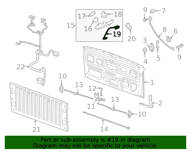 Genuine GM Release Switch 85877553