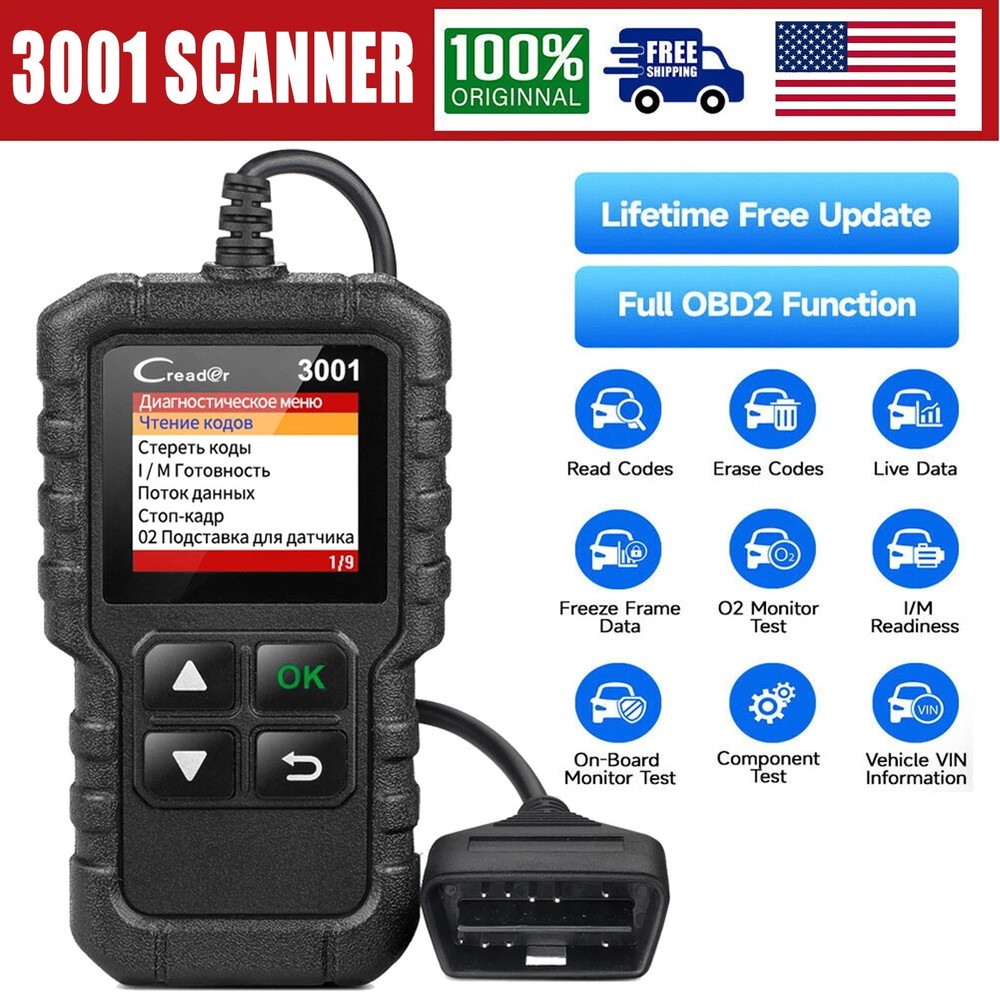 OBD Code Reader Automotive OBD2 Scanner Car Check Engine Fault Diagnostic Tool