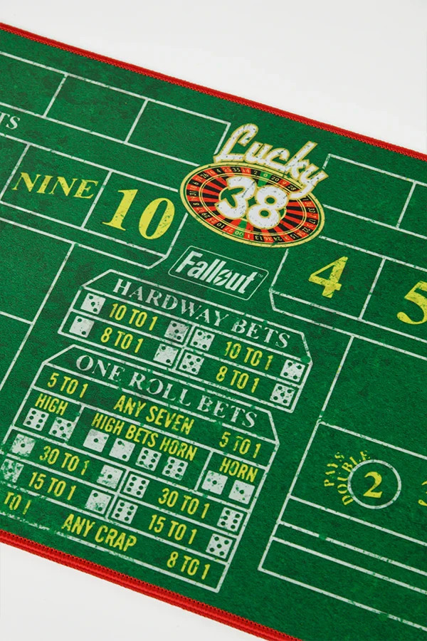 Fallout New Vegas Lucky 38 Craps Table Casino Oversized Mouse Pad Desk Mat NEW