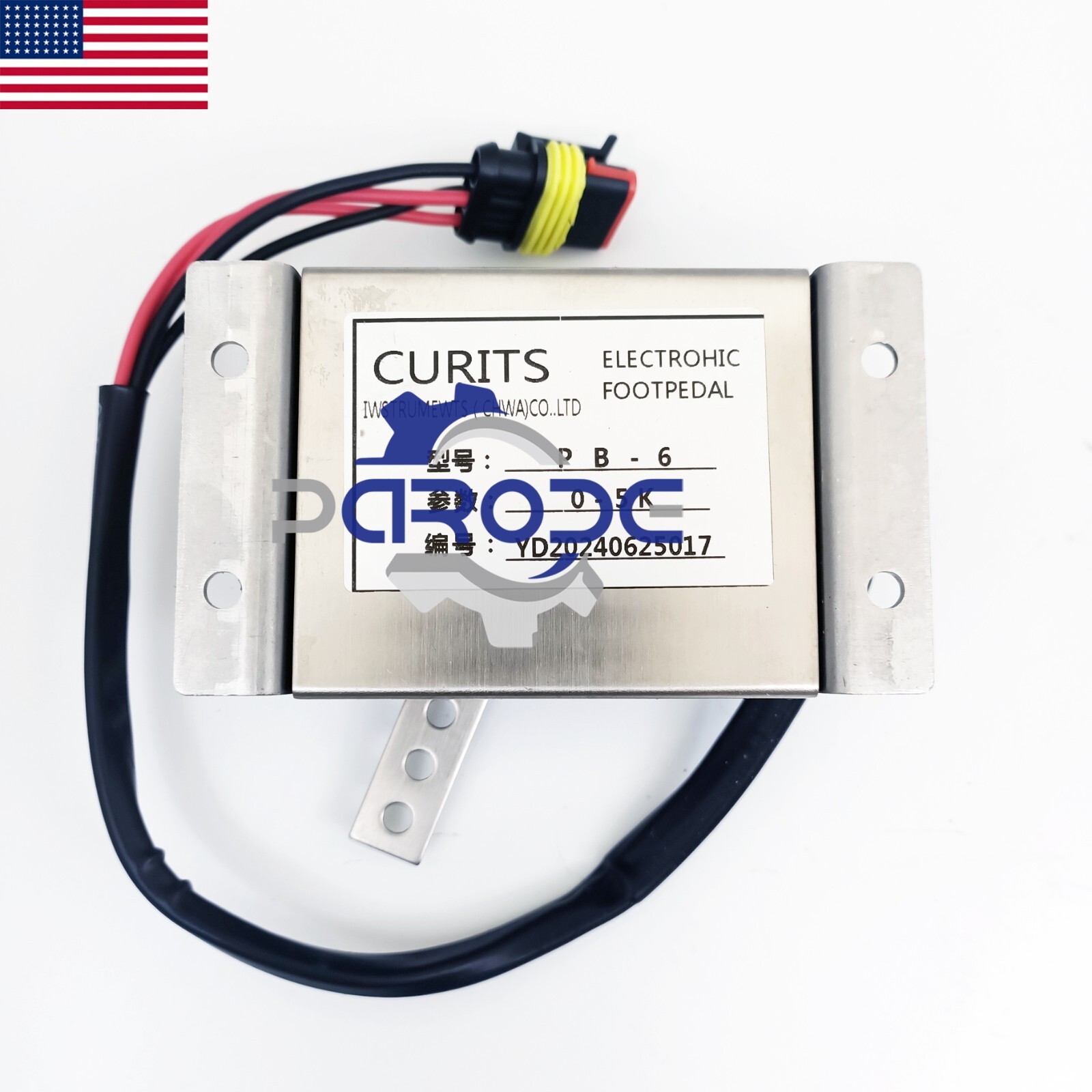 Type 0-5K Throttle PB-6 with MS 3 wires PB-8 for Curtis PB 8 type Potentiometer