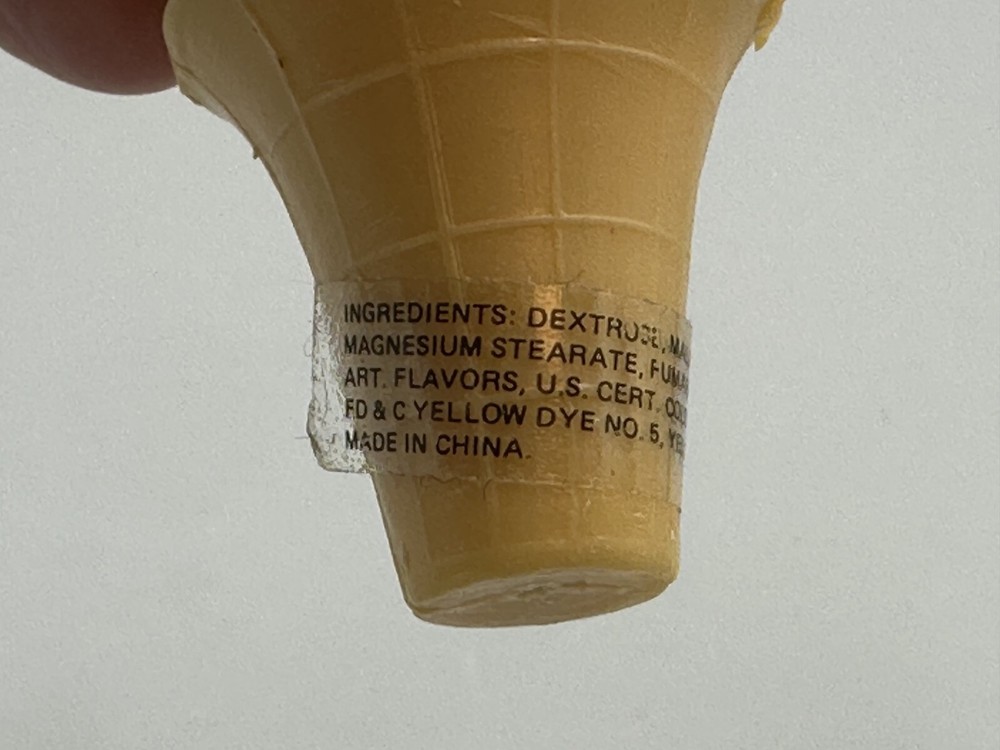 Vintage c 1980 ICE CREAM CONE CANDY Container