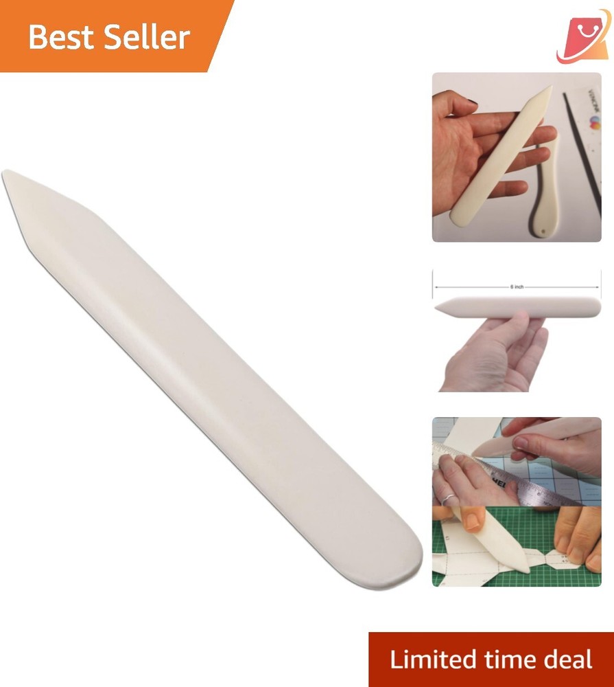 Bone Folder for Bookbinding & Leather Crafting - 6-Inch Precision Tool