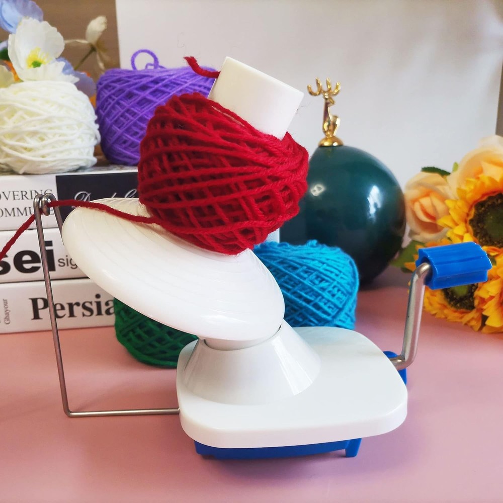 Yarn Ball Winder Hand Operated Winding Wool Machine String Ball...
