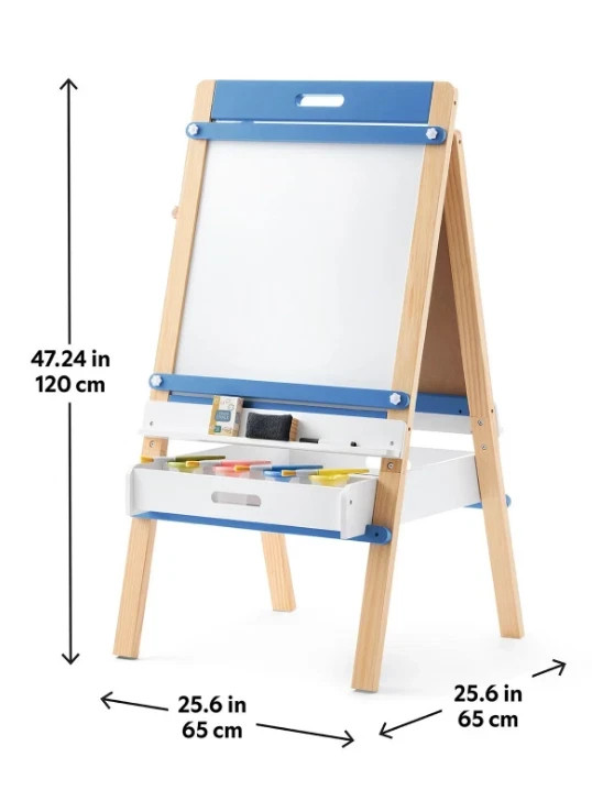 Member's Mark Kids' Creative Easel Blue