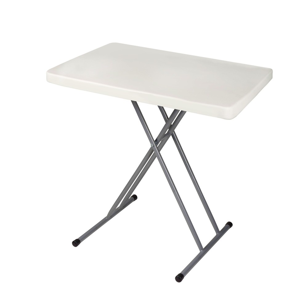 Baldwin 13"-28" Personal Height Adjustable Table Plastic/Steel Grey
