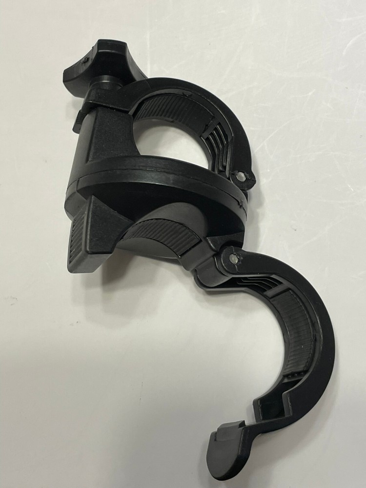 Universal Bicycle Flashlight Mounting Bracket - Black, Adjustable (1pc)