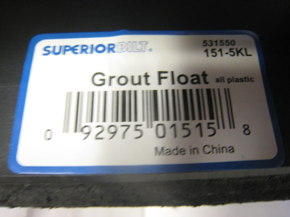 2 Superiorbilt 4" x 9" Grout Float With High Density Molded Rubber 151-5KL