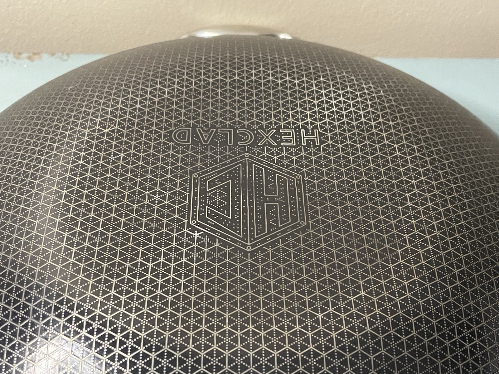 Hexclad 12" Wok Hybrid Stainless Steel Nonstick Pan Used no lid (W26)