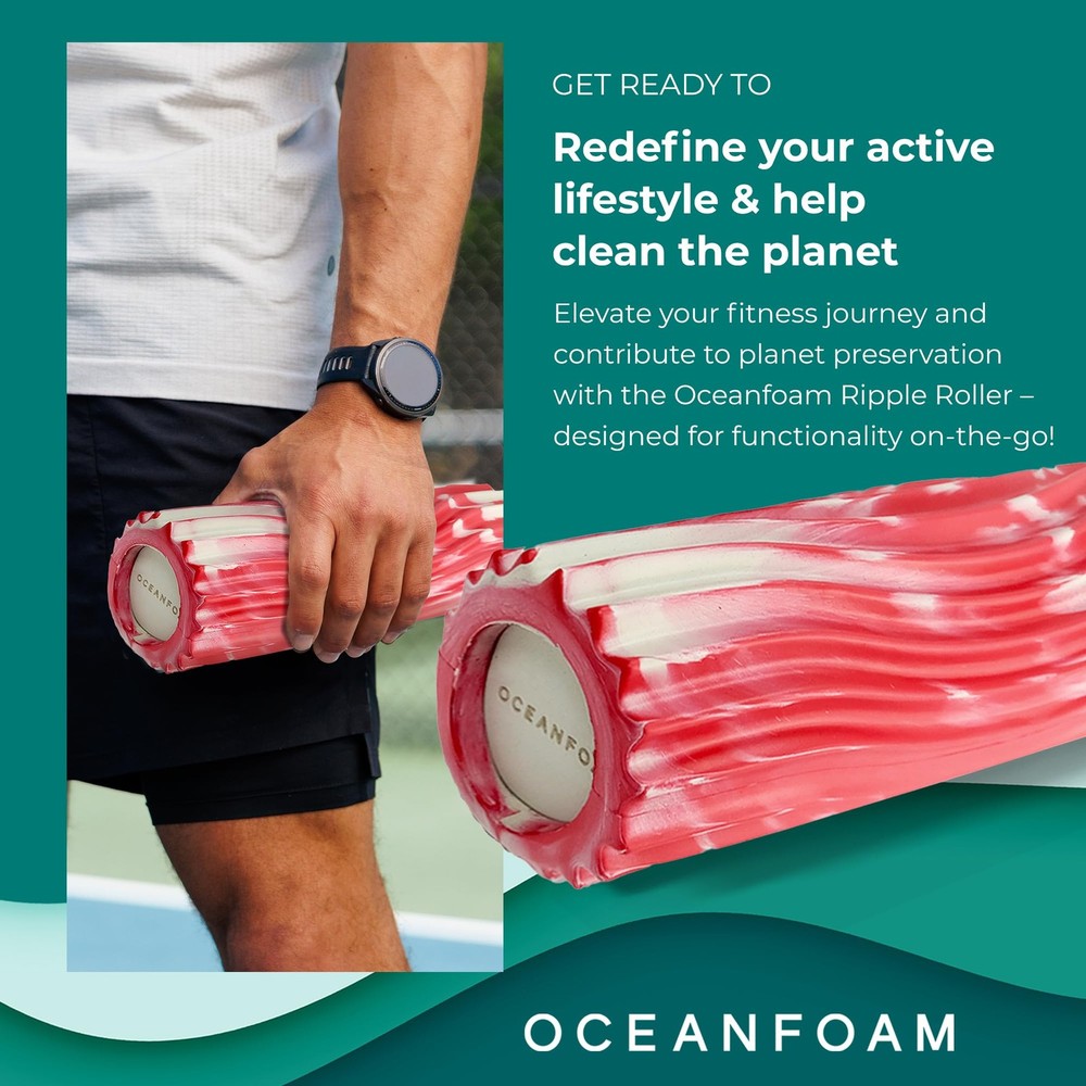 Mini Foam Roller for Physical Therapy, Deep Tissue Massage, Back Pain Relief