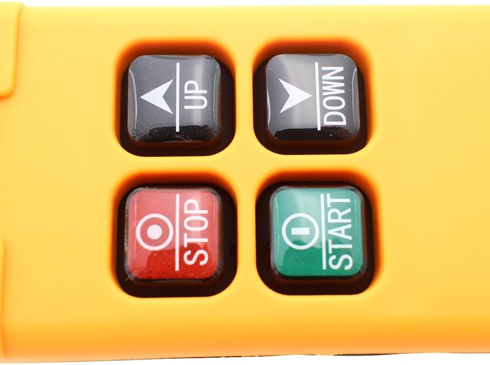 Key Crane Remote Control Wireless Transmitter Push Button Switch for Heavy