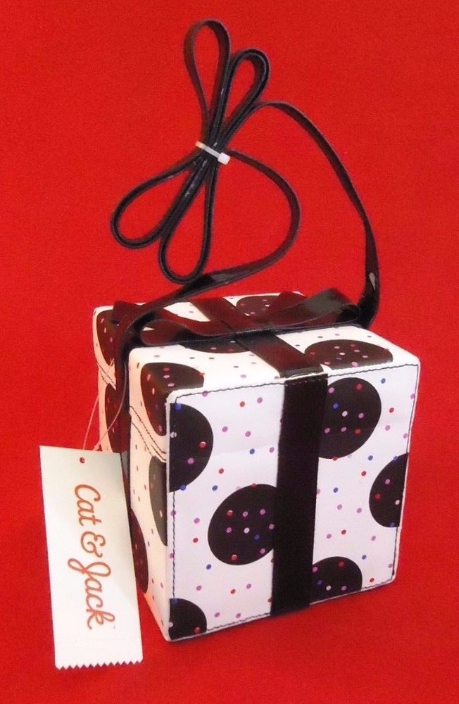 Present Box Crossbody Multi-Colored Purse Gift Box Cat & Jack