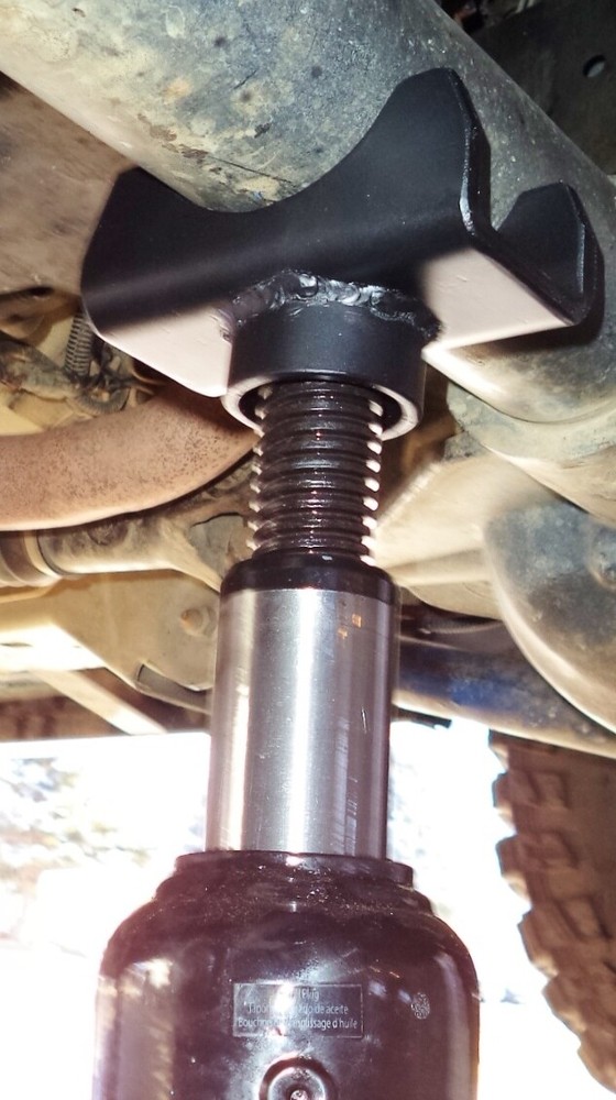Bottle Jack Axle Adapter Lifting Saddle