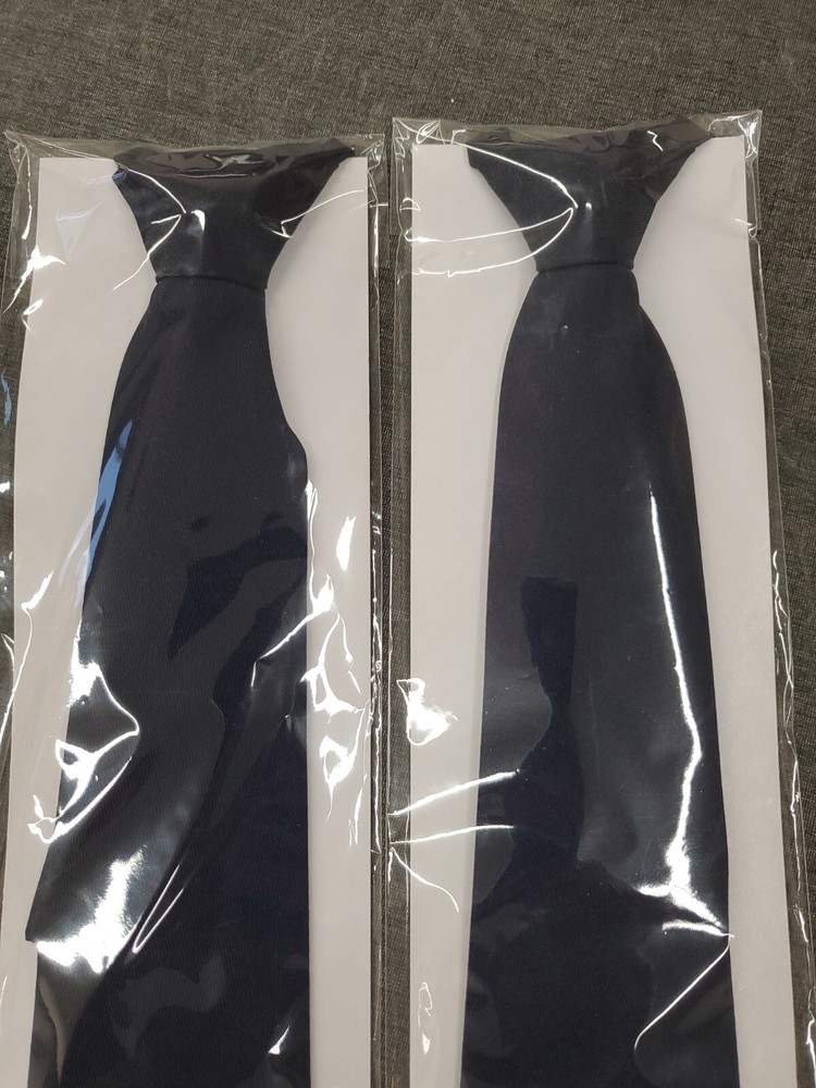 2 Boys Plain Dark Blue First Holy Communion Tie