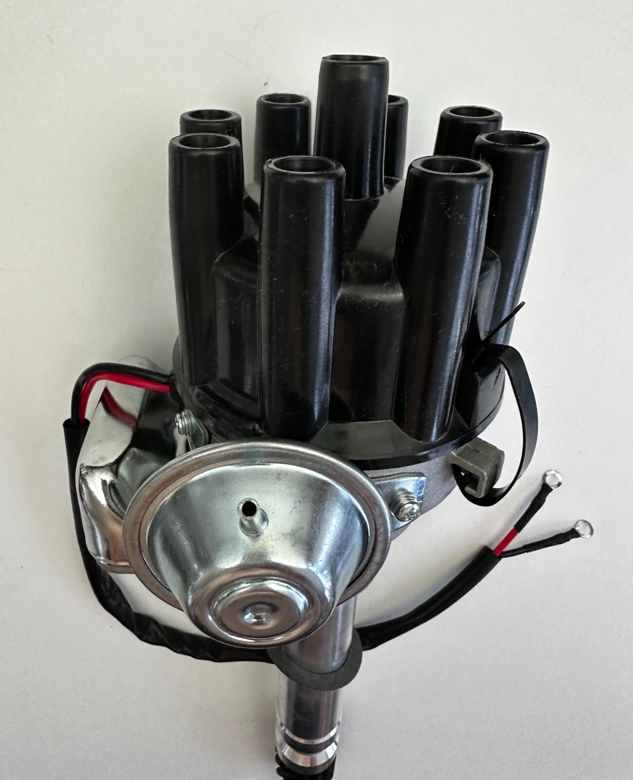 CHEVY SBC BBC 327 350 396 454 BLACK FEMALE Small Cap HEI Distributor + 45K Coil