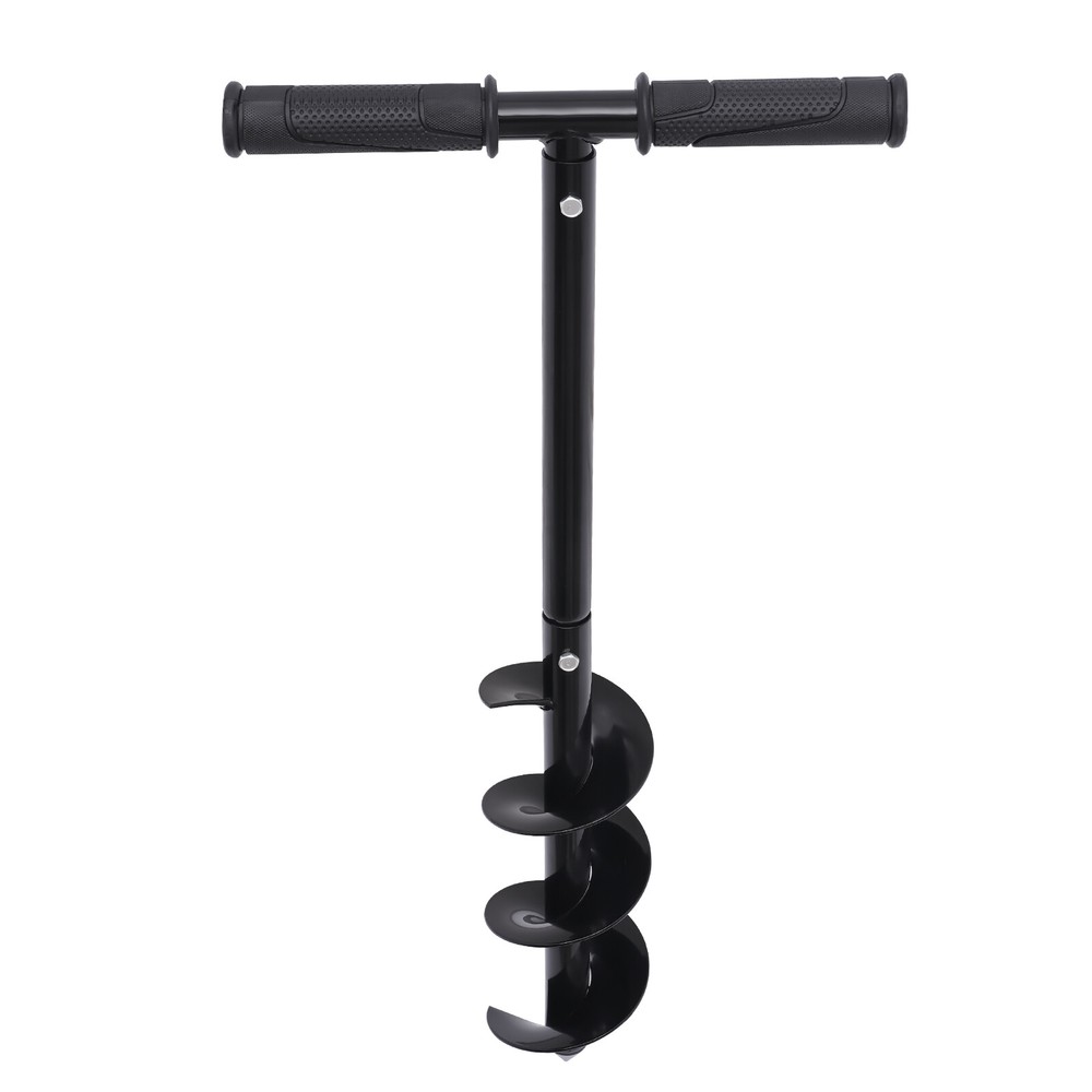 Hand Post Hole Digger Ground Digger Earth Auger Planter with Non-Slip Handle