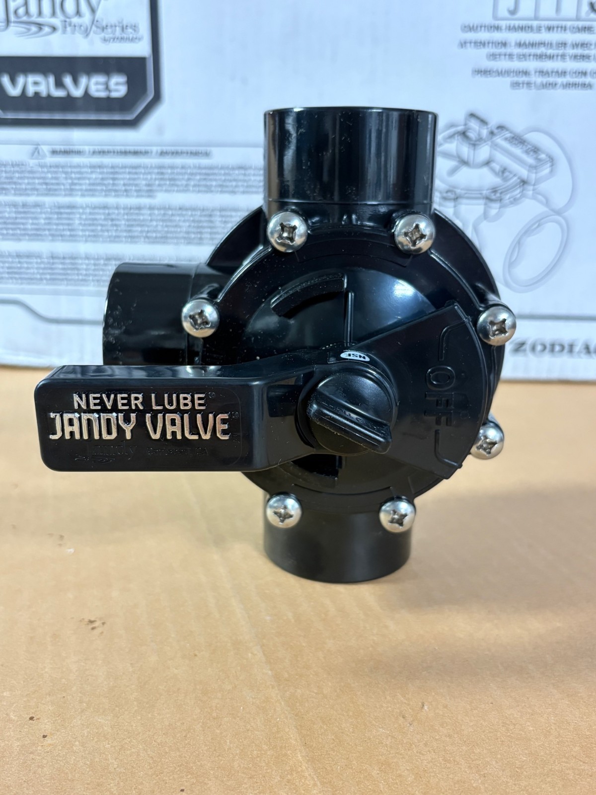 Jandy 4715 3-Way NeverLube Valve 1.5''to 2'' Positive Seal