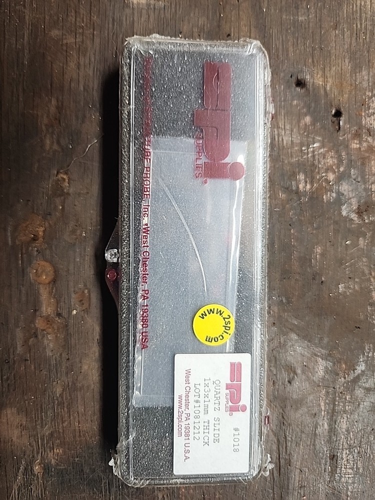 SPI 1018 Quartz Slide 1x3x1mmthick