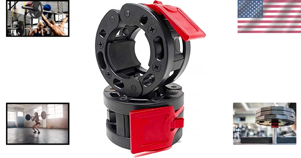 Versatile Barbell Clamps - Classic Quick Release Collars for 2-Inch Weight Bars