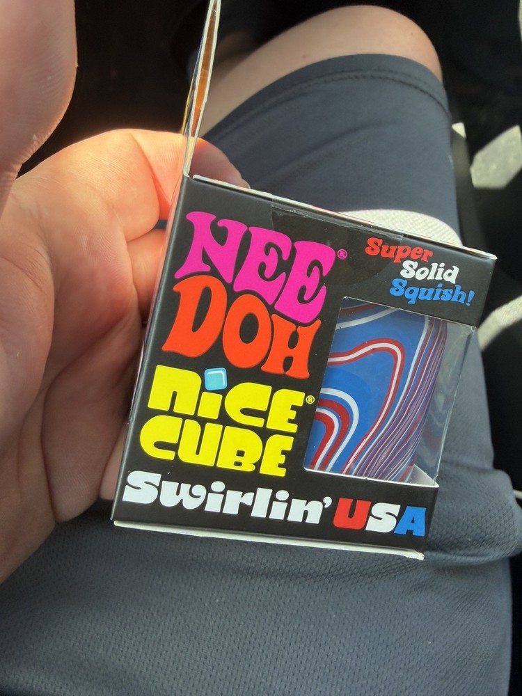 NeeDoh Nice Cube Swirlin' USA