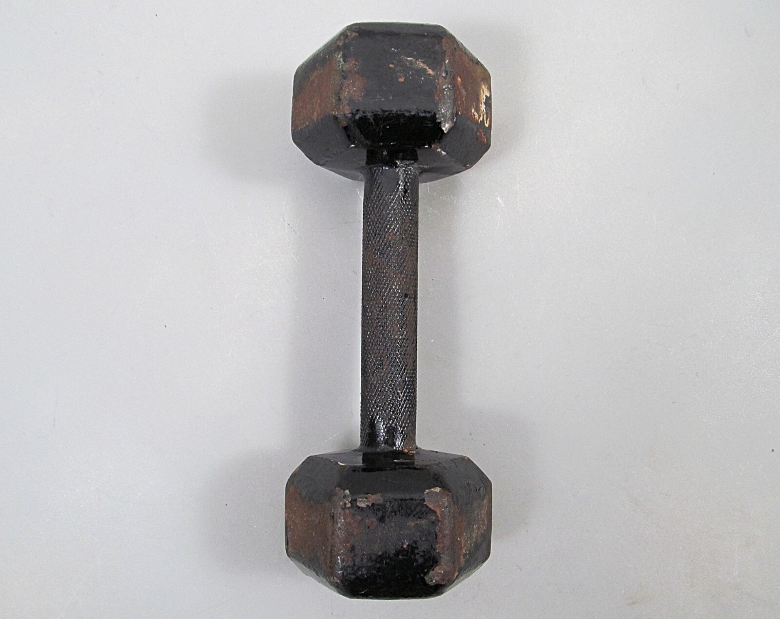 Vintage York 10 lb Cast Iron Hex Dumbbell