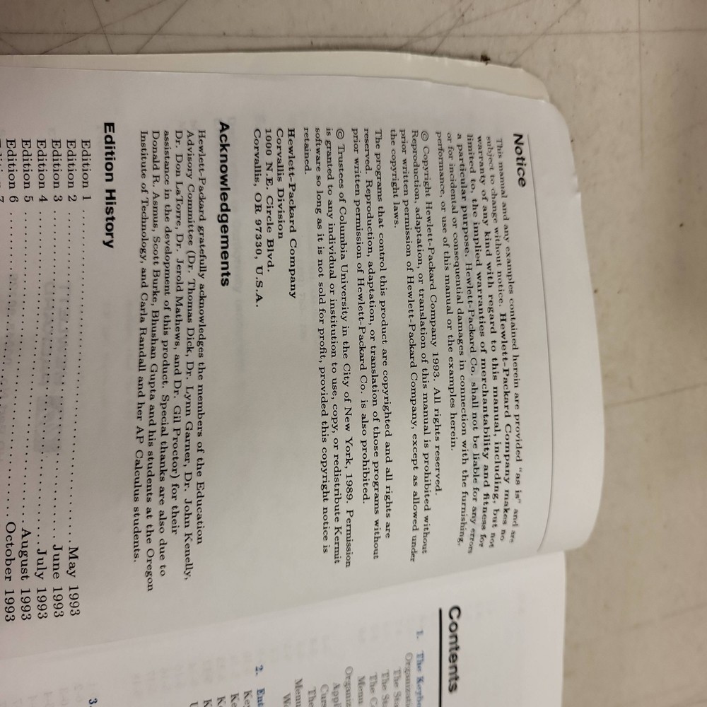 HP 48G Series Calculator User Guide Manual Hewlett Packard Reference Book