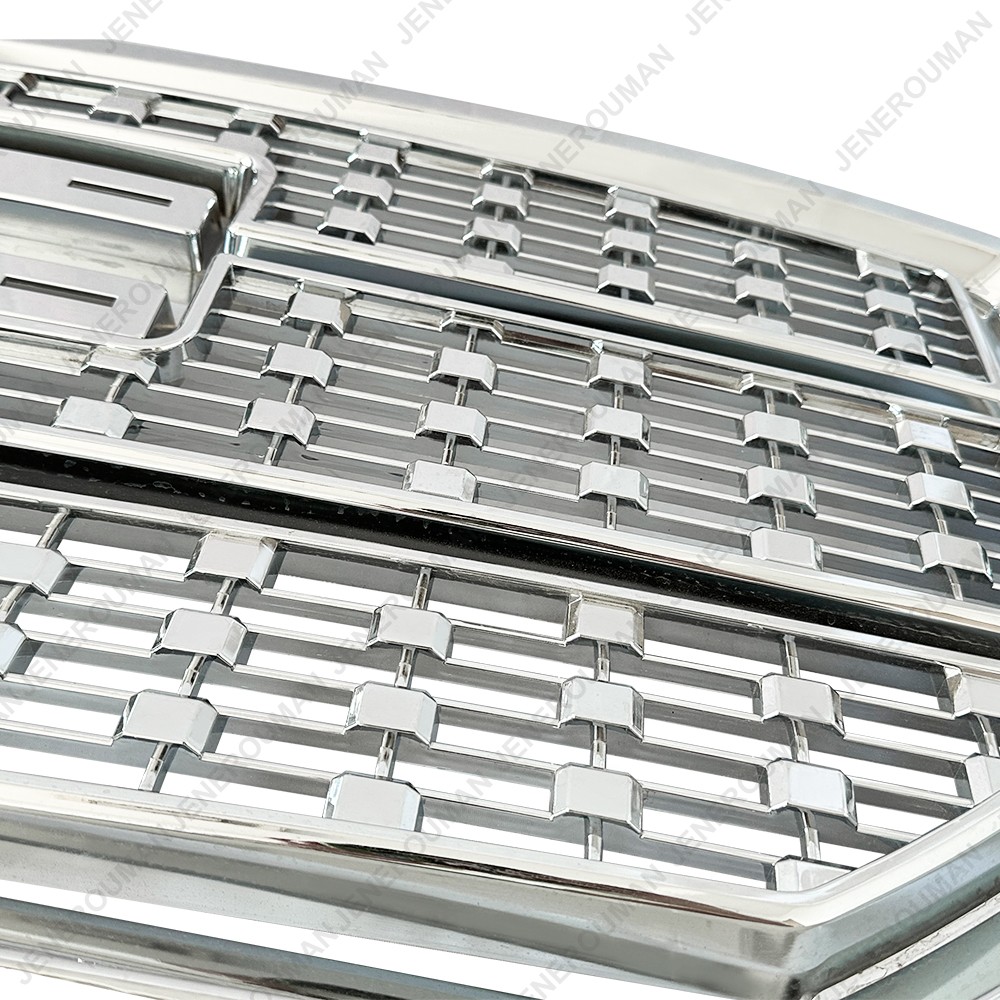 Chromed Grille For 2016-2018 GMC Sierra 1500 Base SLE Front Bumper Upper Grill