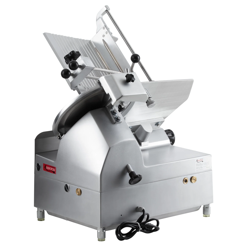 12" Medium-Duty Automatic Meat Slicer with Manual Use Option - 1/2 hp