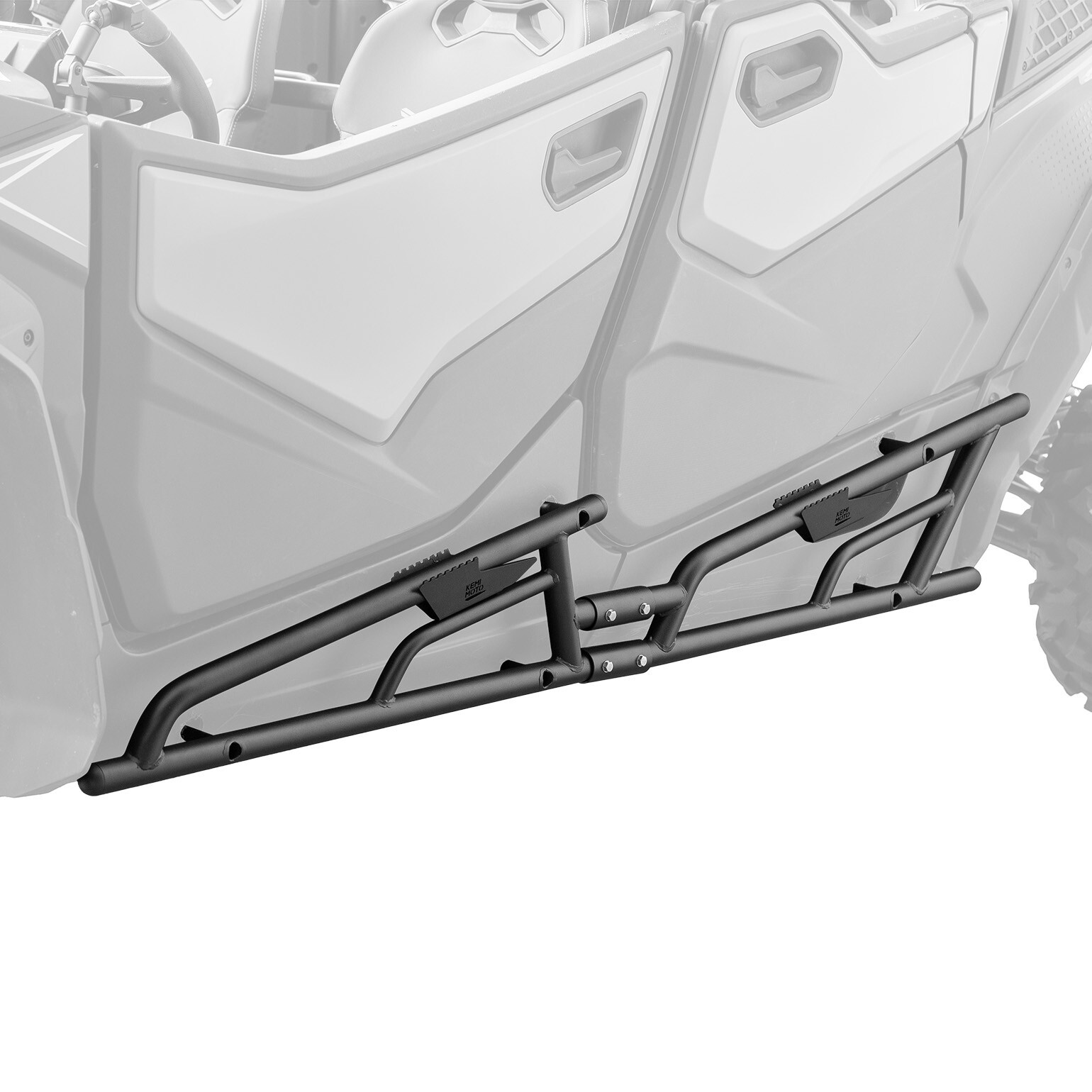 KEMIMOTO Nerf Bars Rock Sliders Black for 2024-2025 CFMOTO ZFORCE 950 SPORT 4