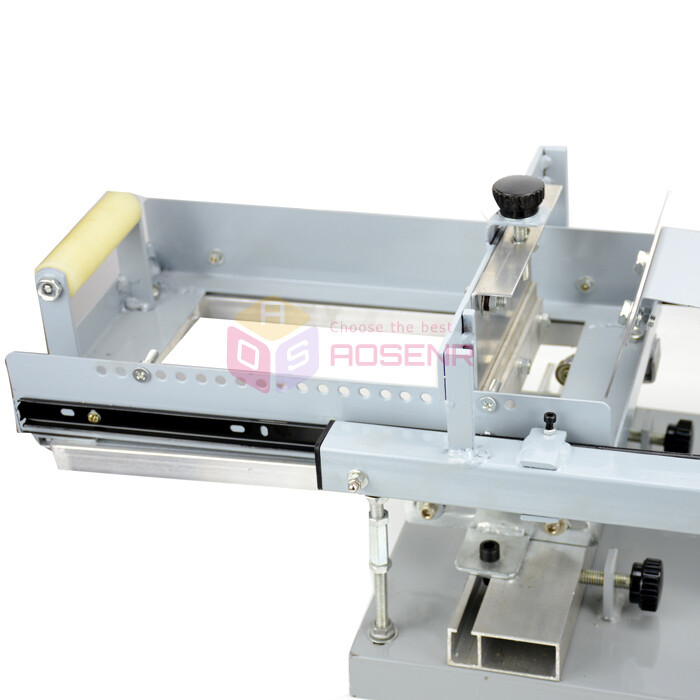 Manual Surface Curve Screen Printing Press Silk Screen Cylinder Printing Machine