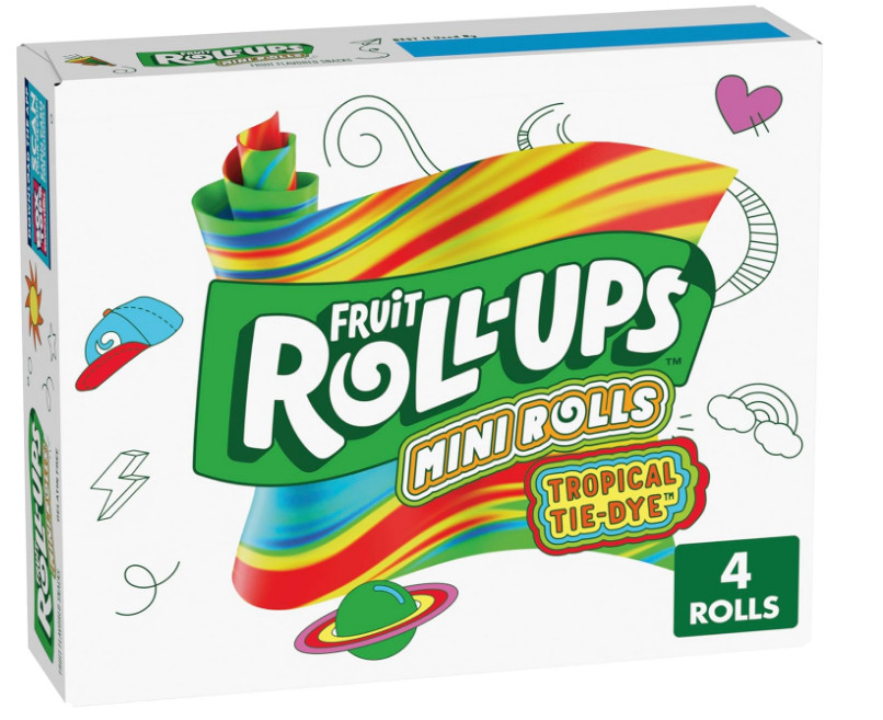Fruit Roll-Ups Tropical Tie-Dye Mini Roll-Ups 4 CT