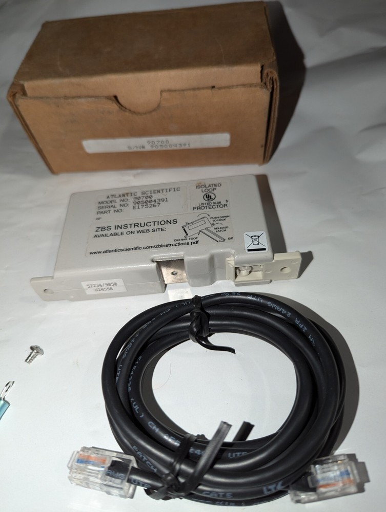 NEW GENUINE ATLANTIC SCIENTIFIC 90700 T1 DATA SURGE PROTECTOR