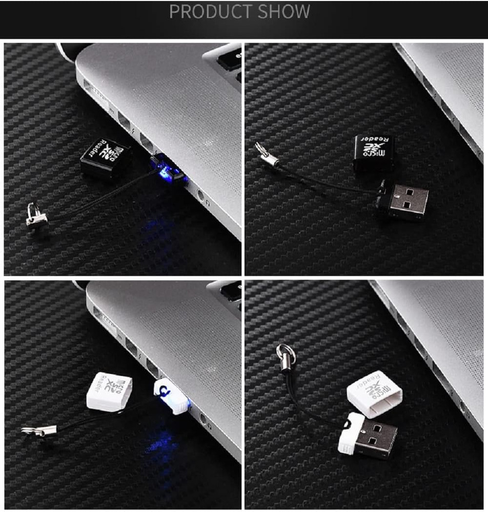 Cotchear MINI Super Speed Micro SD/SDXC TF USB 2.0 Card Reader Adapter